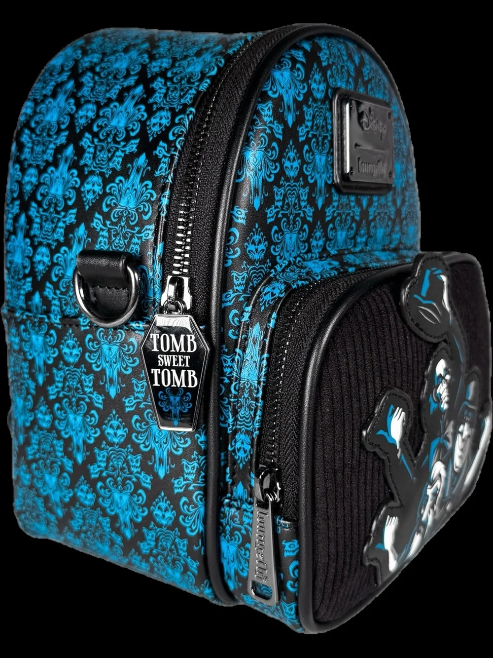 Loungefy Haunted Mansion Limited Edition Glow In Dark Mini Backpack